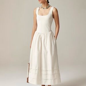 J.Crew Elegant Drop-waist mixy Dress  size small